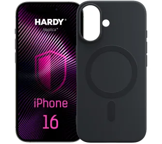 Etui 3mk Hardy Haptica MagCase do iPhone 16 Czarny