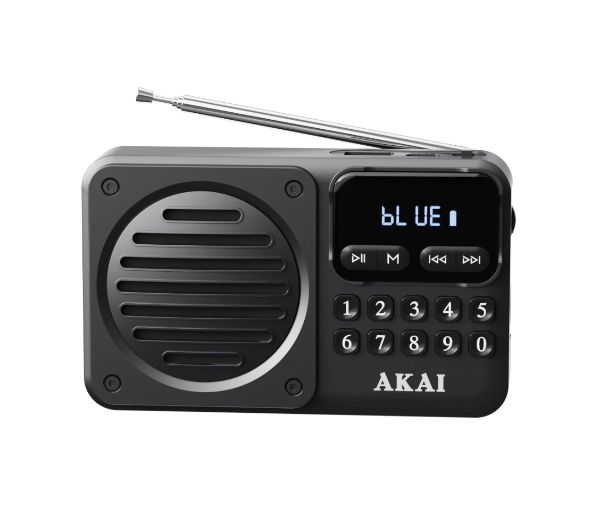 AKAI APR-300 Radio FM Bluetooth Czarny