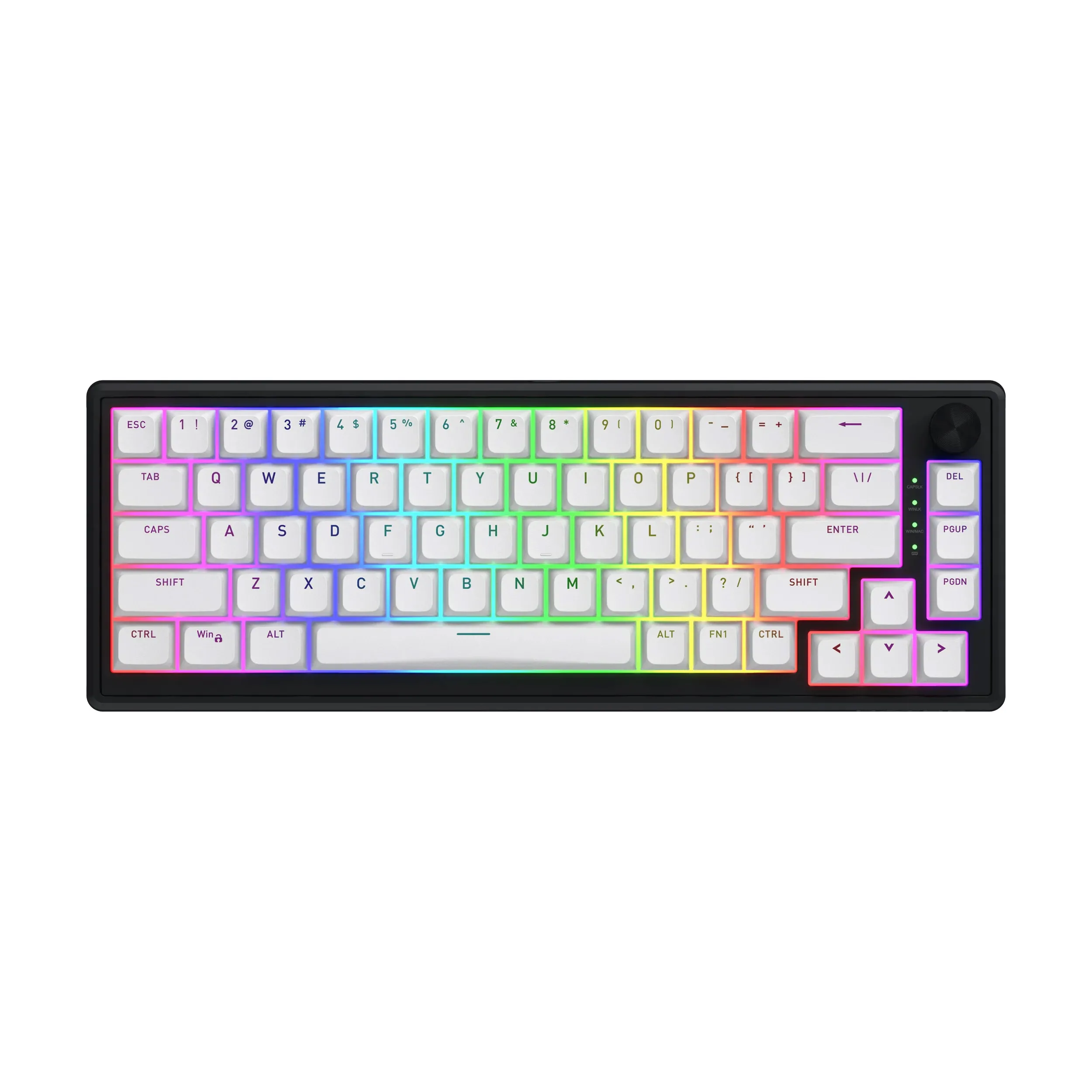 Klawiatura mechaniczna Hator Skyfall 65 Wireless Aurum Sterling Czarno-Szary