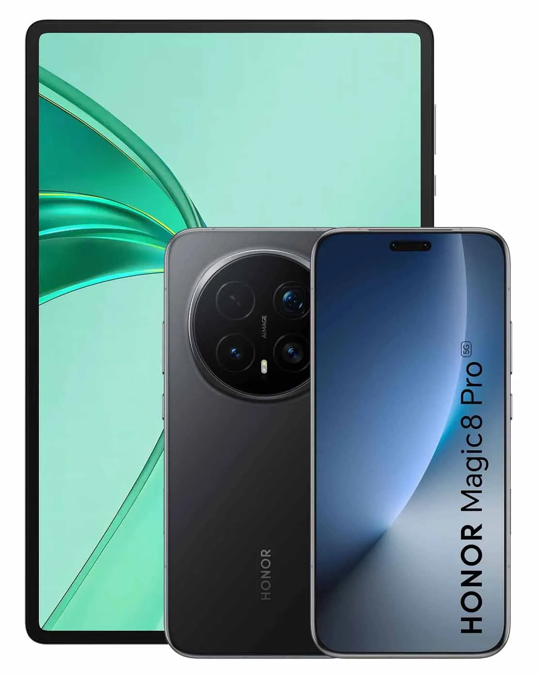 Smartfon Honor Magic8 Pro 5G 12/512GB Czarny + Pad X8a 4/128GB WiFi Szary