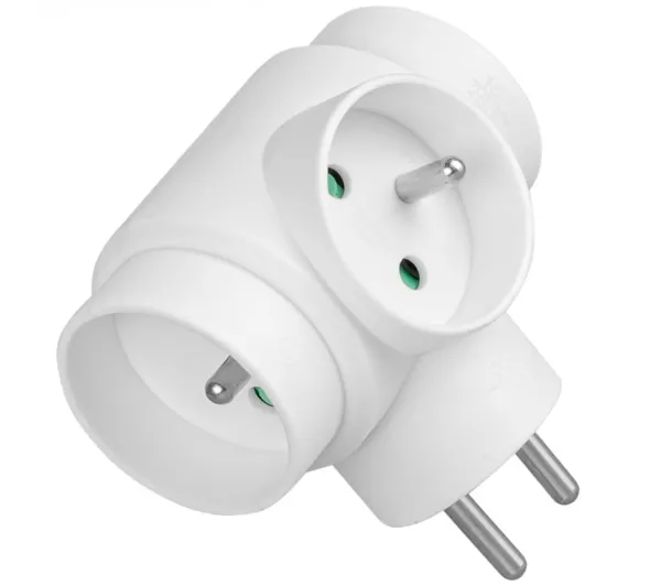 Vayox VA0276 3 gniazda Biały