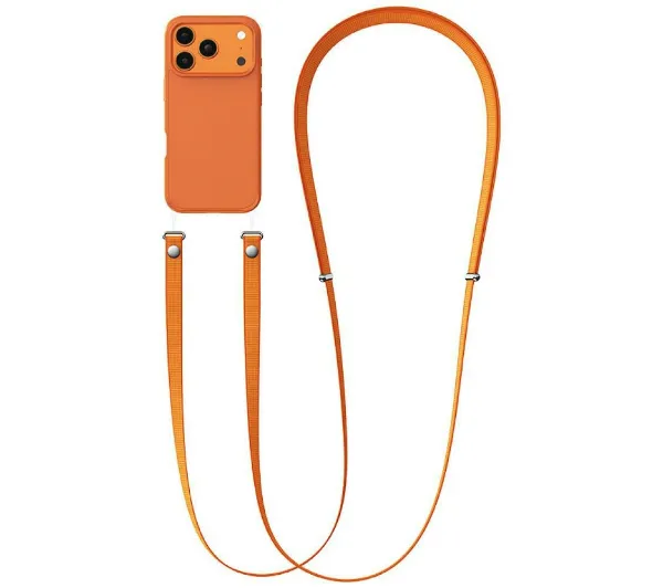USAMS Smycz do telefonu 1.08-2.08m pomarańczowa