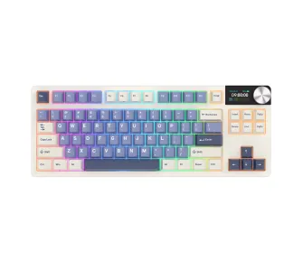 Klawiatura mechaniczna Royal Kludge RK-S85 Horizon Blue Cloud Switch Biało-Niebieski