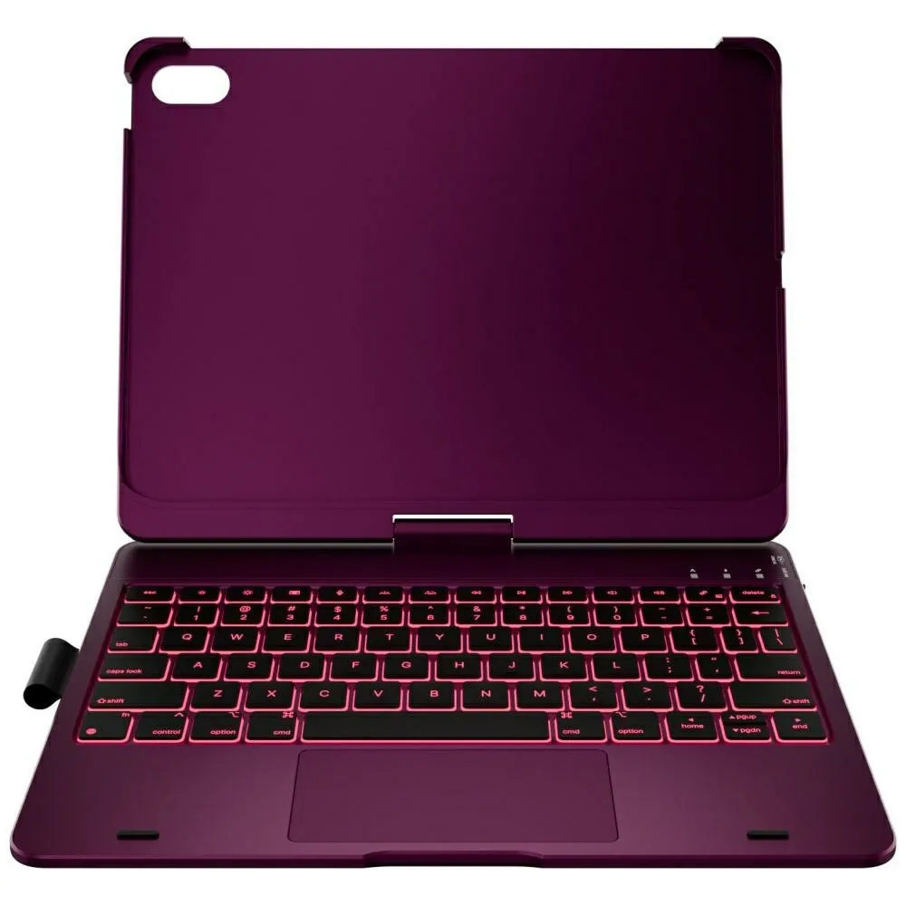 Etui na tablet Typecase Flexbook Touch z klawiaturą do iPad 11" (A16) 2025 / iPad 10.9" 2022 Malinowy