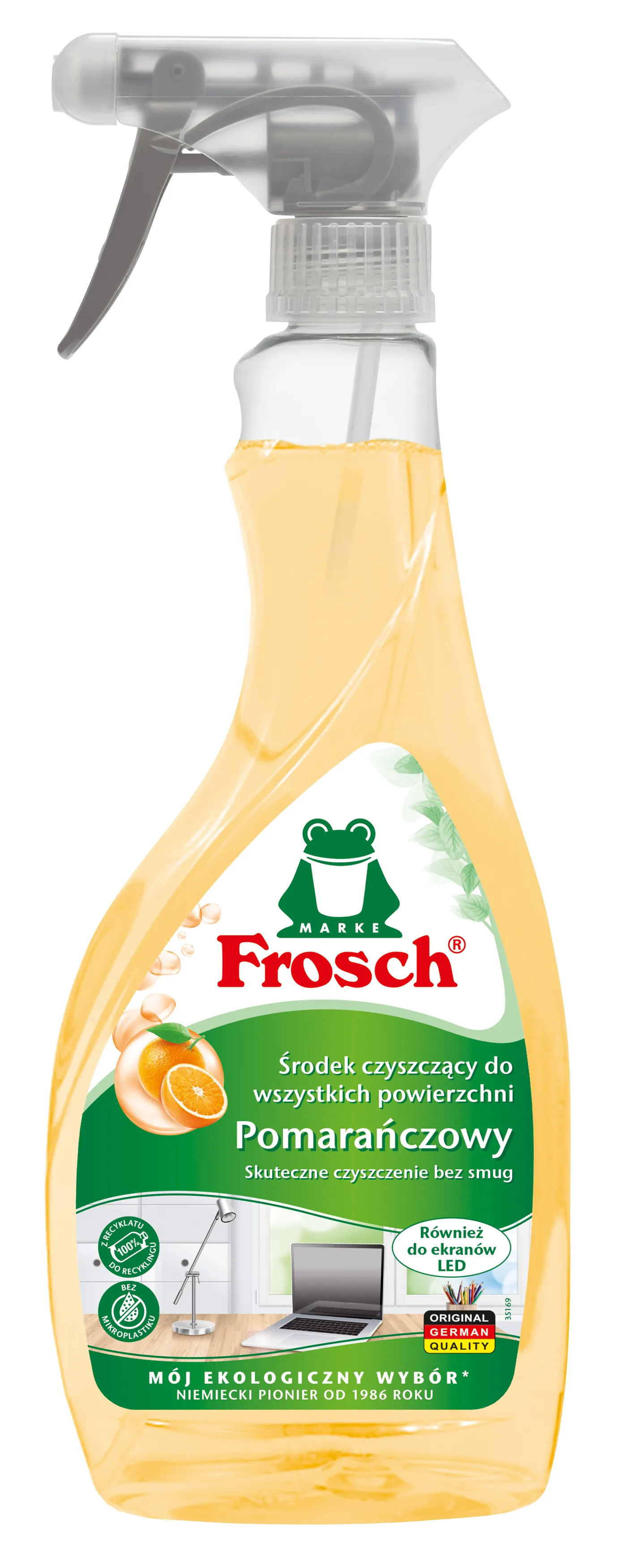 Środek czyszczący do wszystkich powierzchni Frosch Pomarańczowy 500ml