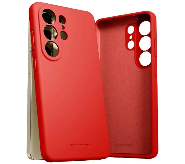 Mercury Silicone do Galaxy S26 Ultra Czerwony