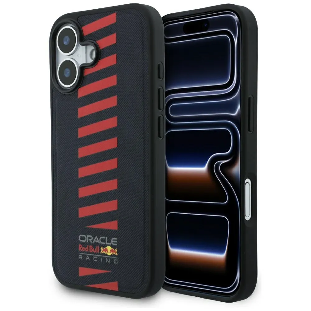 Etui Red Bull Racing Meshed Powerbar MagSafe do iPhone 17 Granatowy