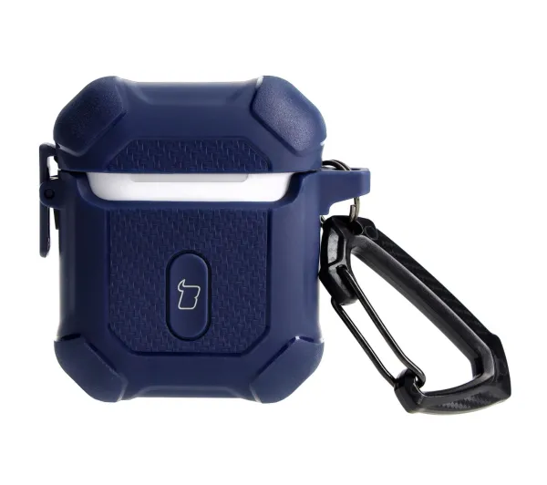 Bizon Case Headphone Armor do AirPods 2 / 1 Granatowy