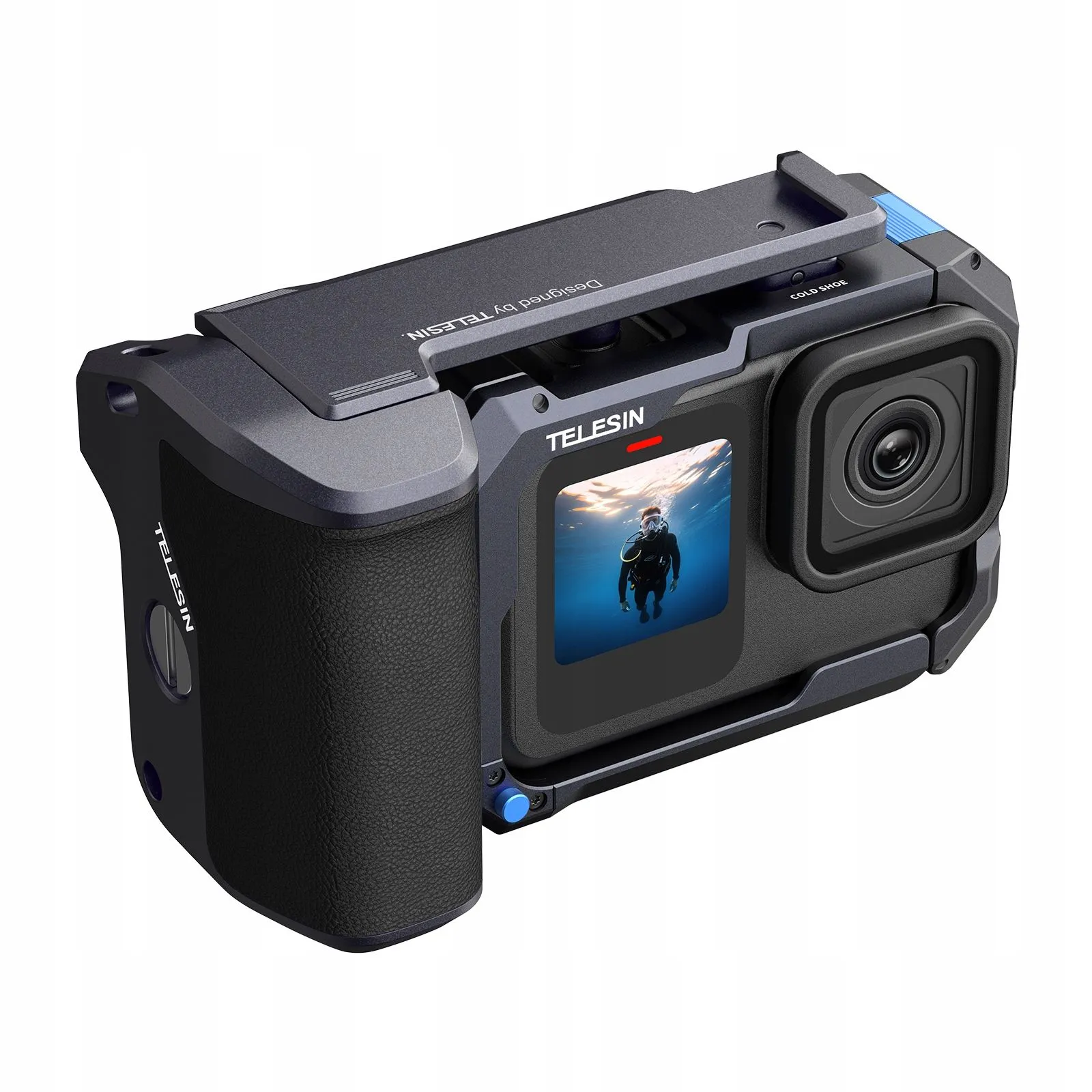 Ramka Telesin S6-FMS-26-TGP do GoPro Czarny