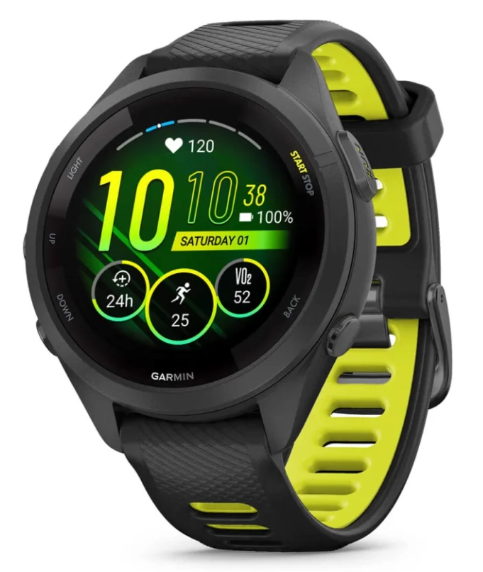 Smartwatch Garmin Forerunner 265S M Czarno-zółty
