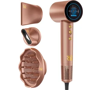 Suszarka do włosów SkinVibe Aurea Family X Plasma SV-001MM Jonizacja Dyfuzor Zimny nawiew 1600W 2 prędkości 4 temperatury
