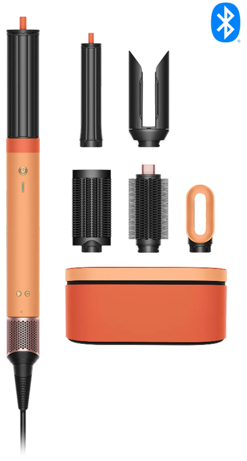 Suszarko-lokówka Dyson Airwrap Co‑anda2x Straight+Wavy 264002-01 1700W Jonizacja Zimny nawiew 4 poziomy temperatury