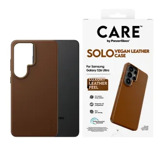 Etui PanzerGlass Solo Qi do Galaxy S26 Ultra Brązowy