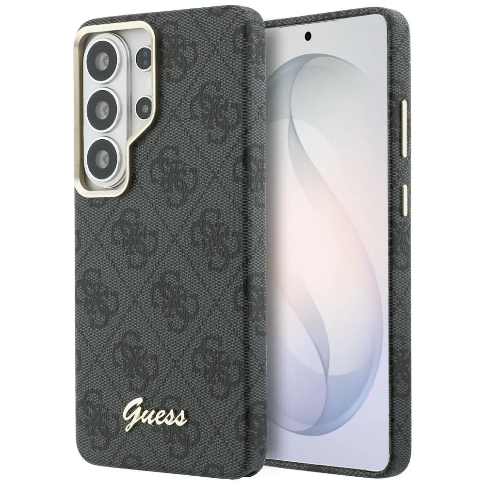 Etui Guess 4G Script MagSafe do Galaxy S26 Ultra Czarny