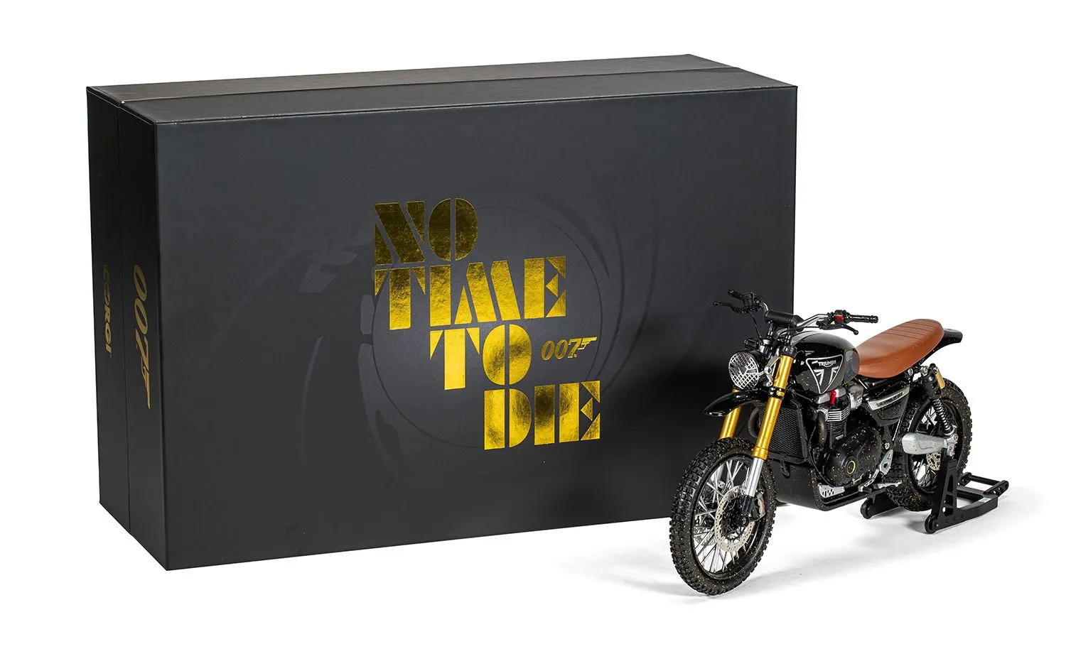 Model Corgi Motocykl Triumph Scrambler 1200XE James Bond – No Time To Die