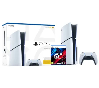 Konsola Sony PlayStation 5 Slim E Chassis (PS5) 1TB z napędem + Gran Turismo 7
