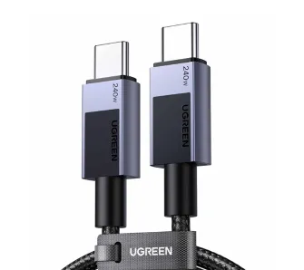 Kabel UGREEN L513 USB-C do USB-C 240W 1m Szary
