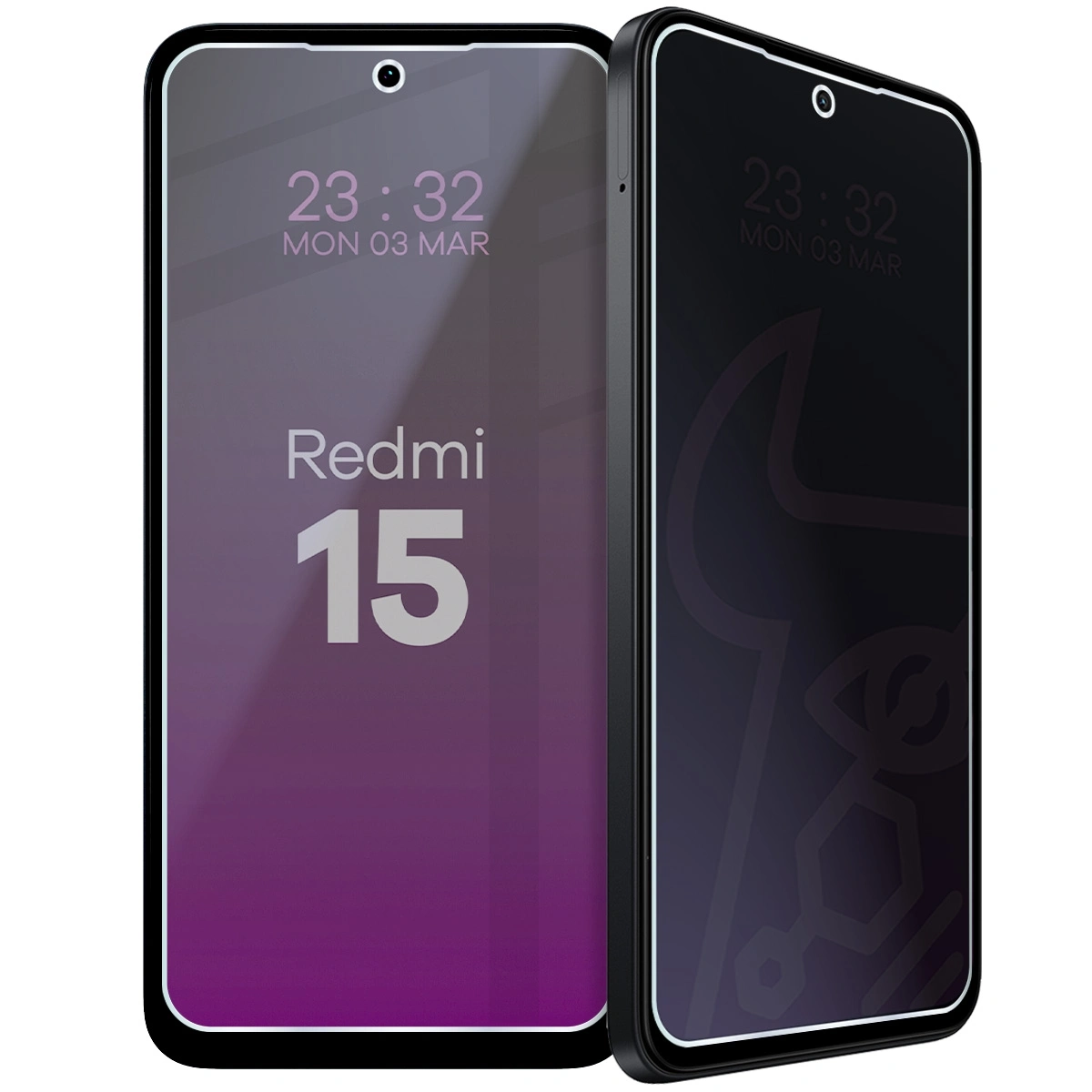 Szkło hybrydowe Bizon prywatyzujące Glass Mule Shadow do Xiaomi Redmi 15 5G