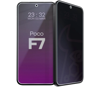 Szkło hybrydowe Bizon prywatyzujące Glass Mule Shadow do Xiaomi POCO F7