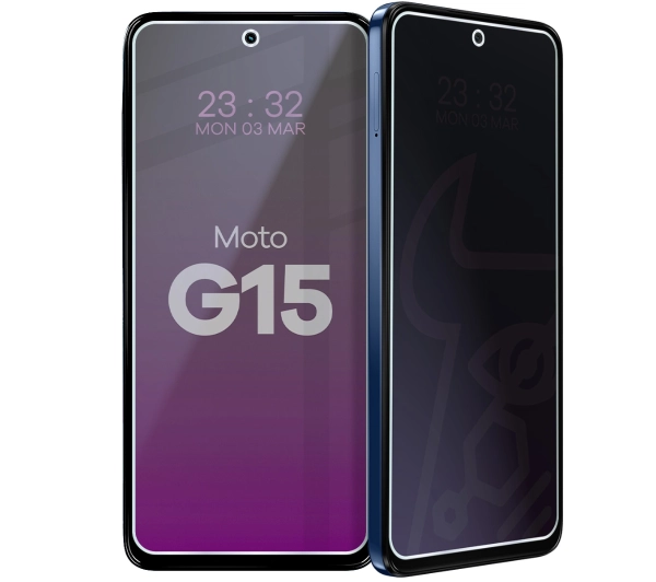 Bizon prywatyzujące Glass Mule Shadow do Motorola Moto G15