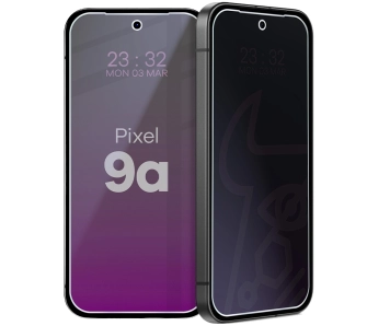 Szkło hybrydowe Bizon prywatyzujące Glass Mule Shadow do Google Pixel 9a