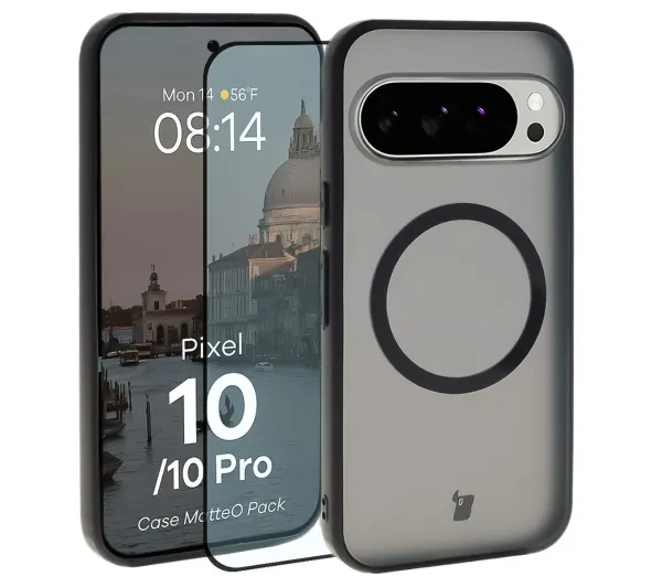 Bizon Case MatteO Pack do Google Pixel 10 / Google Pixel 10 Pro Czarny