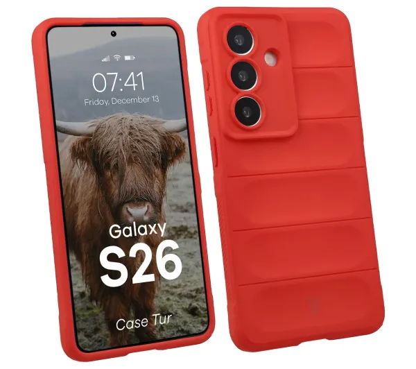 Bizon Tur do Galaxy S26 Czerwony