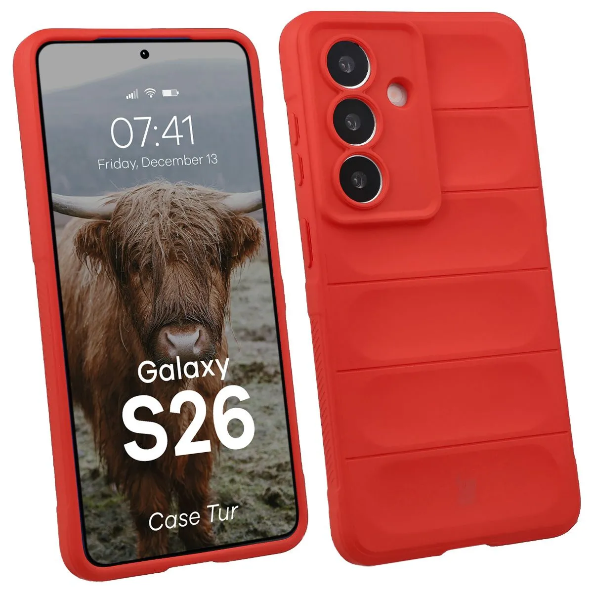 Etui Bizon Tur do Galaxy S26 Czerwony