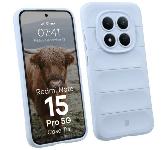 Etui Bizon Tur do Xiaomi Redmi Note 15 Pro 5G Jasnoniebieski
