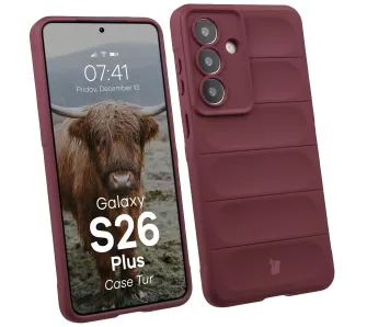 Etui Bizon Tur do Galaxy S26 Plus Ciemnofioletowy