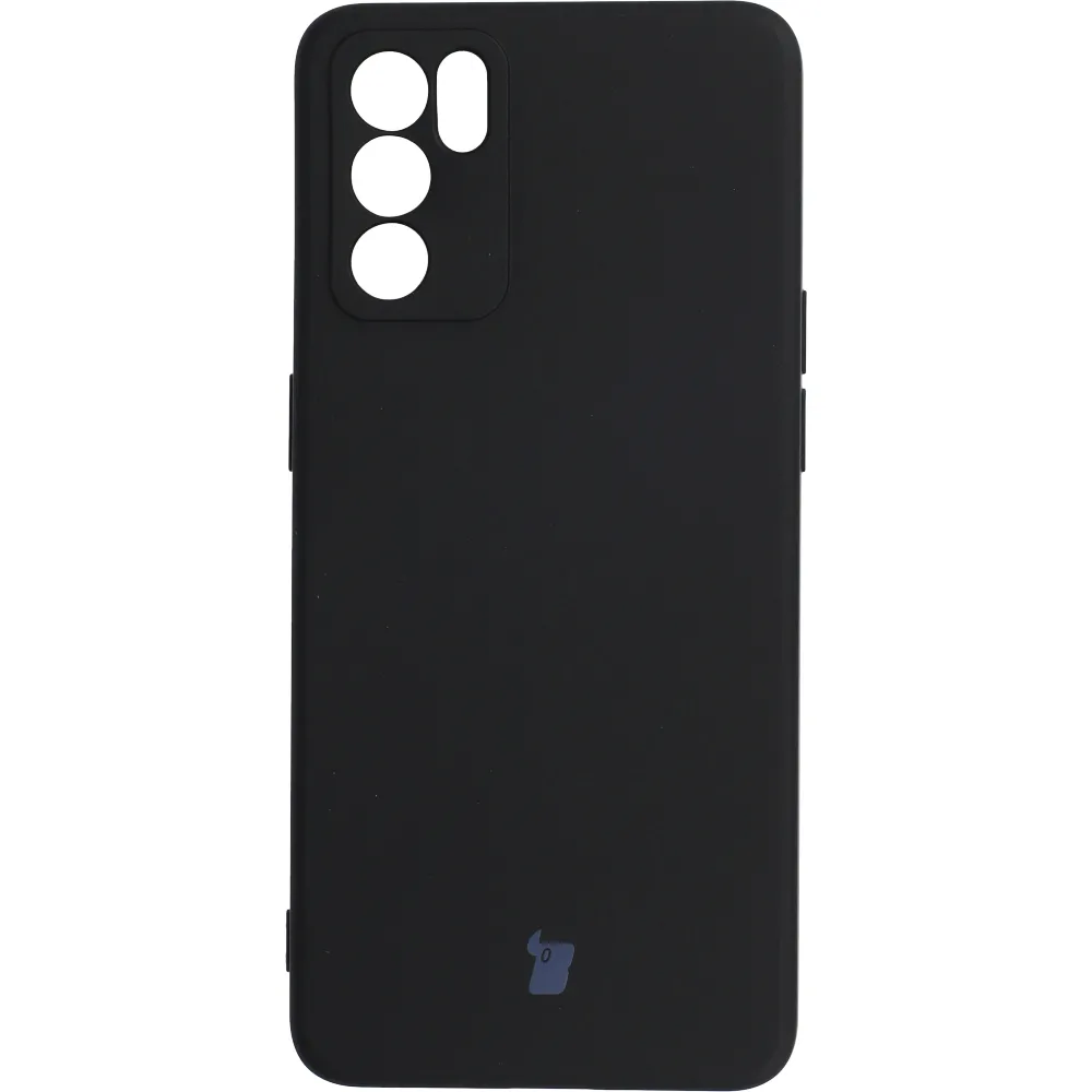 Etui Bizon Silicone do Oppo Reno6 5G Czarny