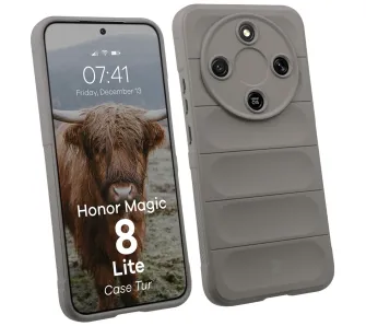 Etui Bizon Tur do Honor Magic8 Lite Jasnoszary