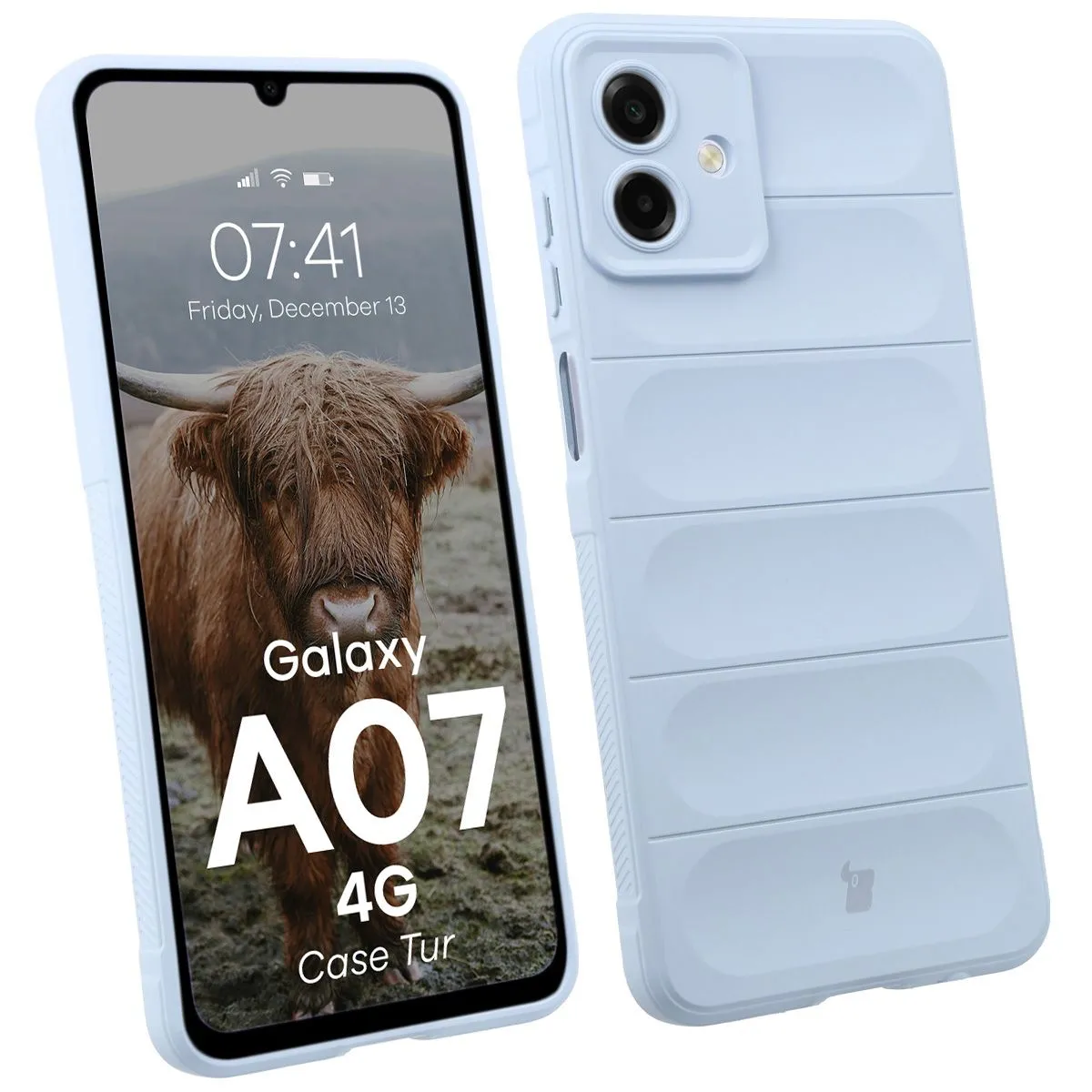Etui Bizon Tur do Galaxy A57 5G Jasnoniebieski