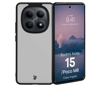 Etui Bizon Angelo do Xiaomi Redmi Note 15 / POCO M8 5G Czarny
