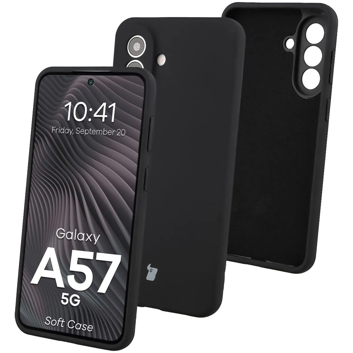 Etui Bizon Soft do Galaxy A57 5G Czarny