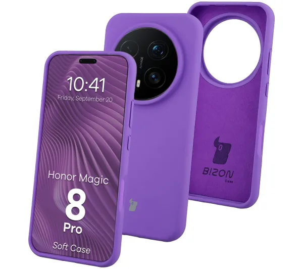Bizon Soft do Honor Magic8 Pro Fioletowy