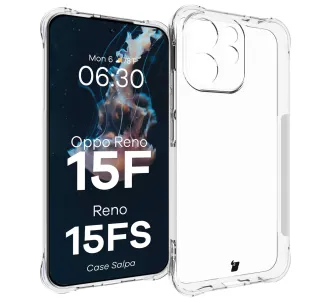 Etui Bizon Salpa do Oppo Reno 15 F / FS Przezroczysty