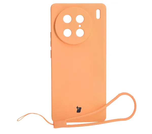 Bizon Silicone Sq do Vivo X90 Pro Pomarańczowy