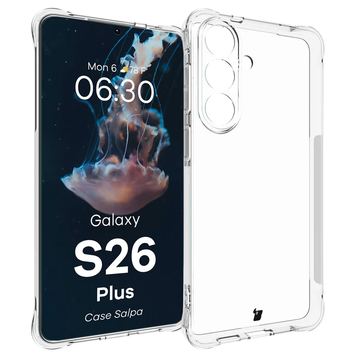 Etui Bizon Salpa do Galaxy S26 Plus Przezroczysty