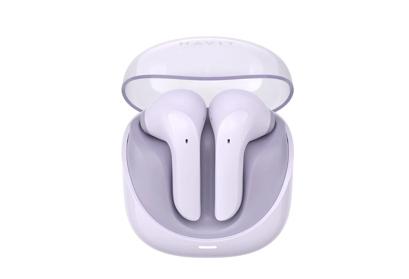 Słuchawki bezprzewodowe Havit Modern Buds Douszne Bluetooth 5.3 Fioletowy