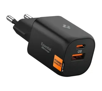 Ładowarka sieciowa Spigen Essential EE352EU USB-C USB-A 35W Czarny