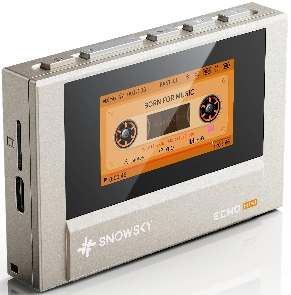 Odtwarzacz MP3 FiiO Echo Mini Beżowy