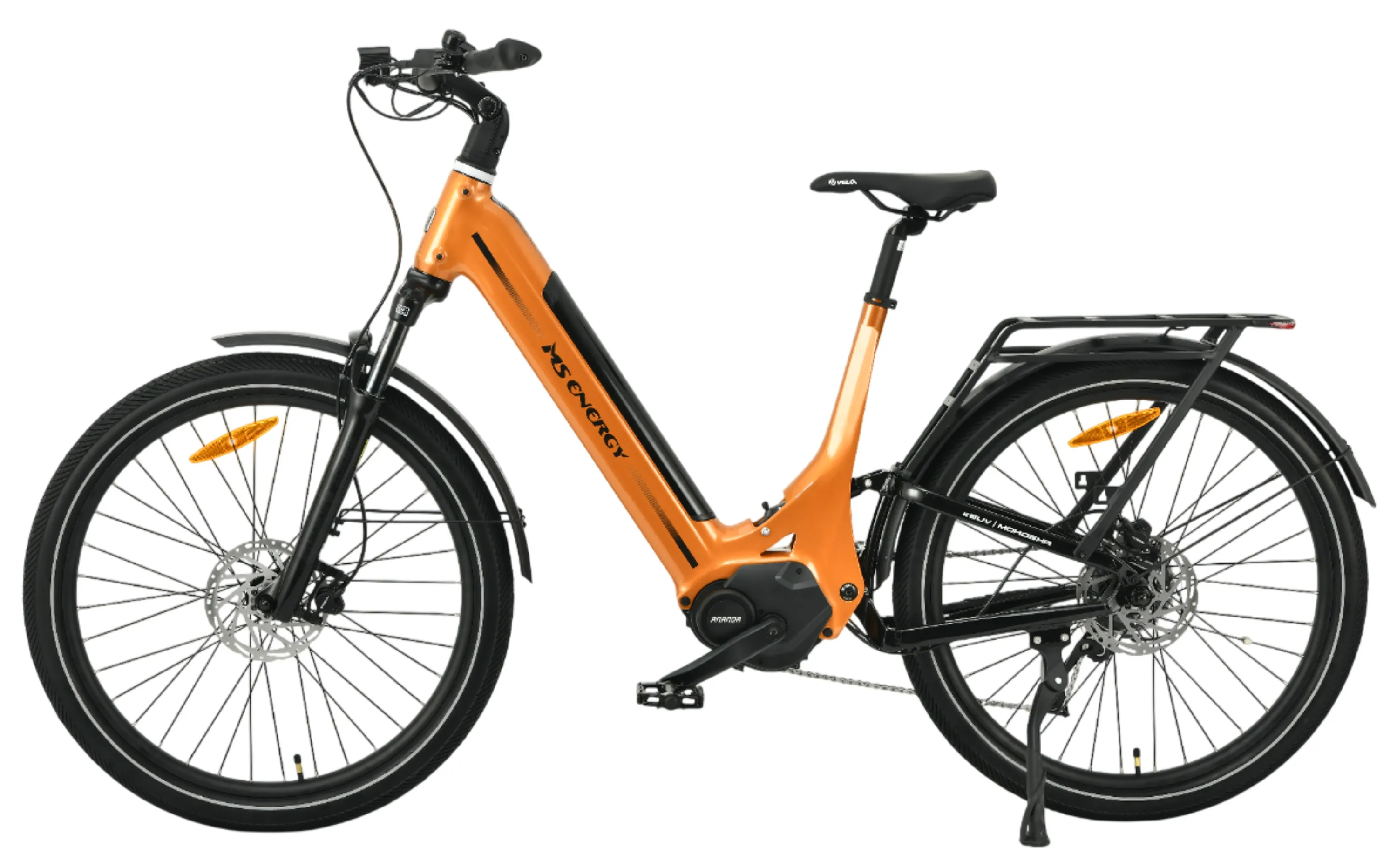 Rower elektryczny MS Energy Mokosha Pomarańczowy
