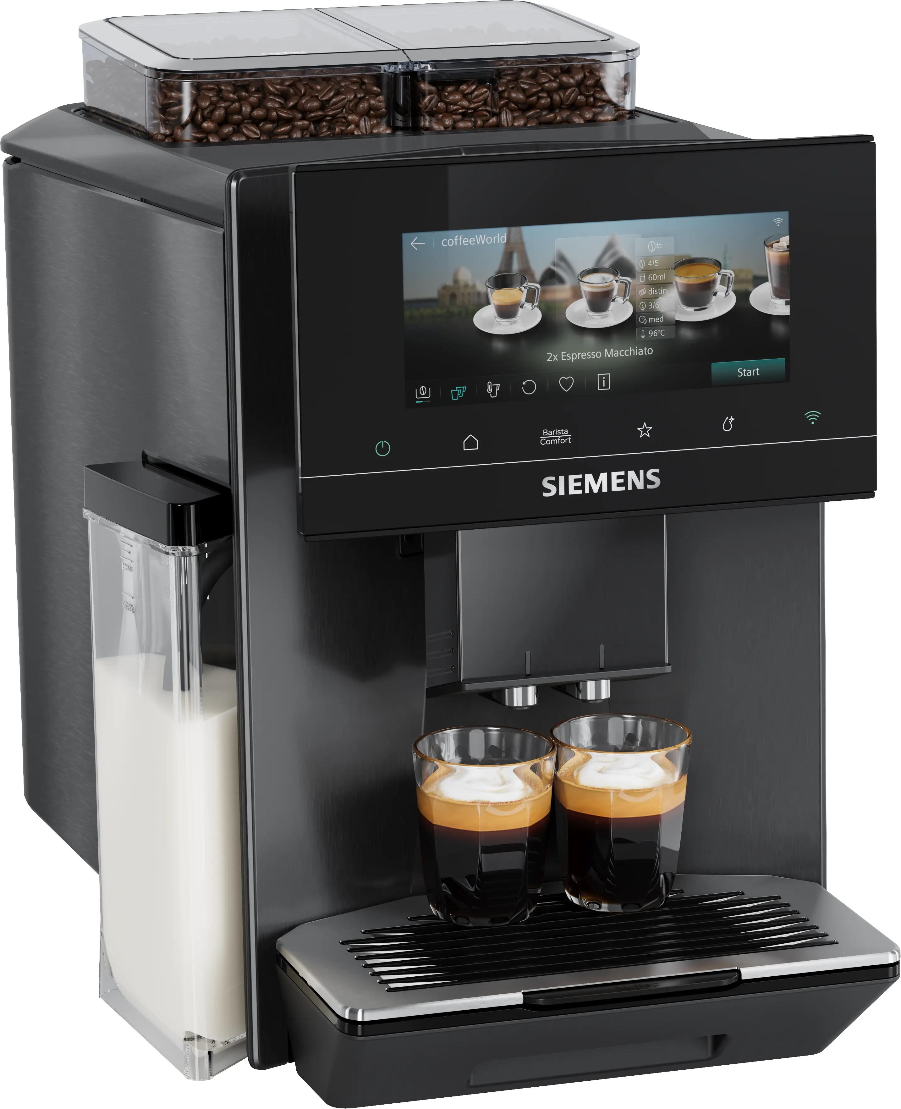 Ekspres Siemens EQ900 iAroma TQ927E05 Kawa na zimno Szerokość 31,5cm