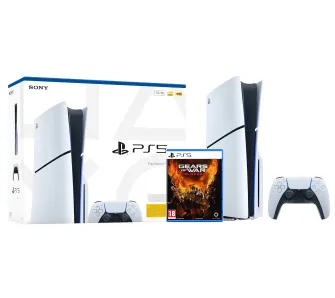 Konsola Sony PlayStation 5 Slim E Chassis (PS5) 1TB z napędem + Gears of War Reloaded