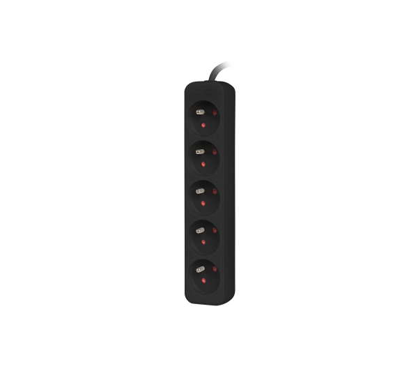 Lanberg listwa przedłużacz 1.5m 5x PL czarna