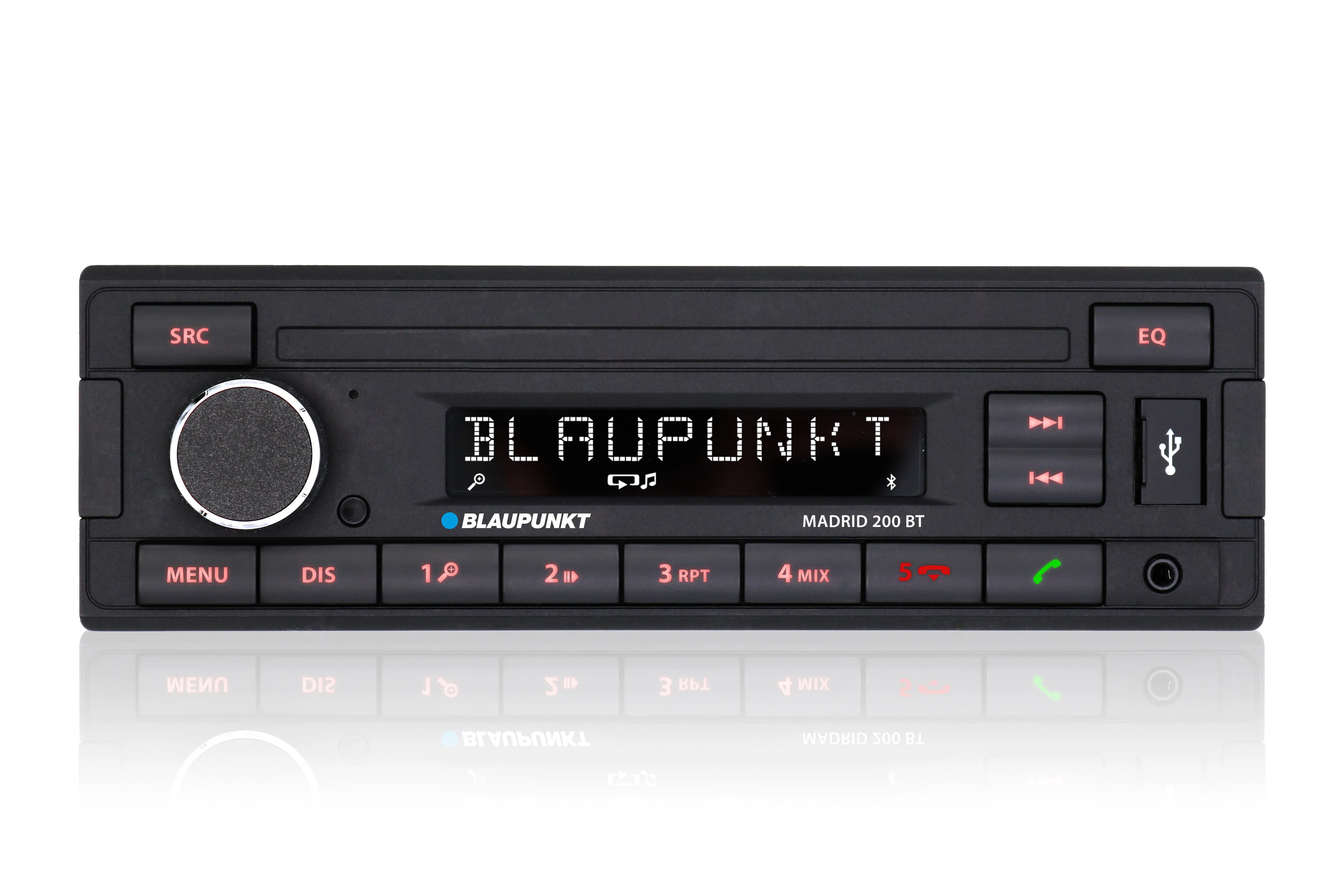 Radioodtwarzacz samochodowy Blaupunkt MADRID 200 z USB 4x40W Bluetooth