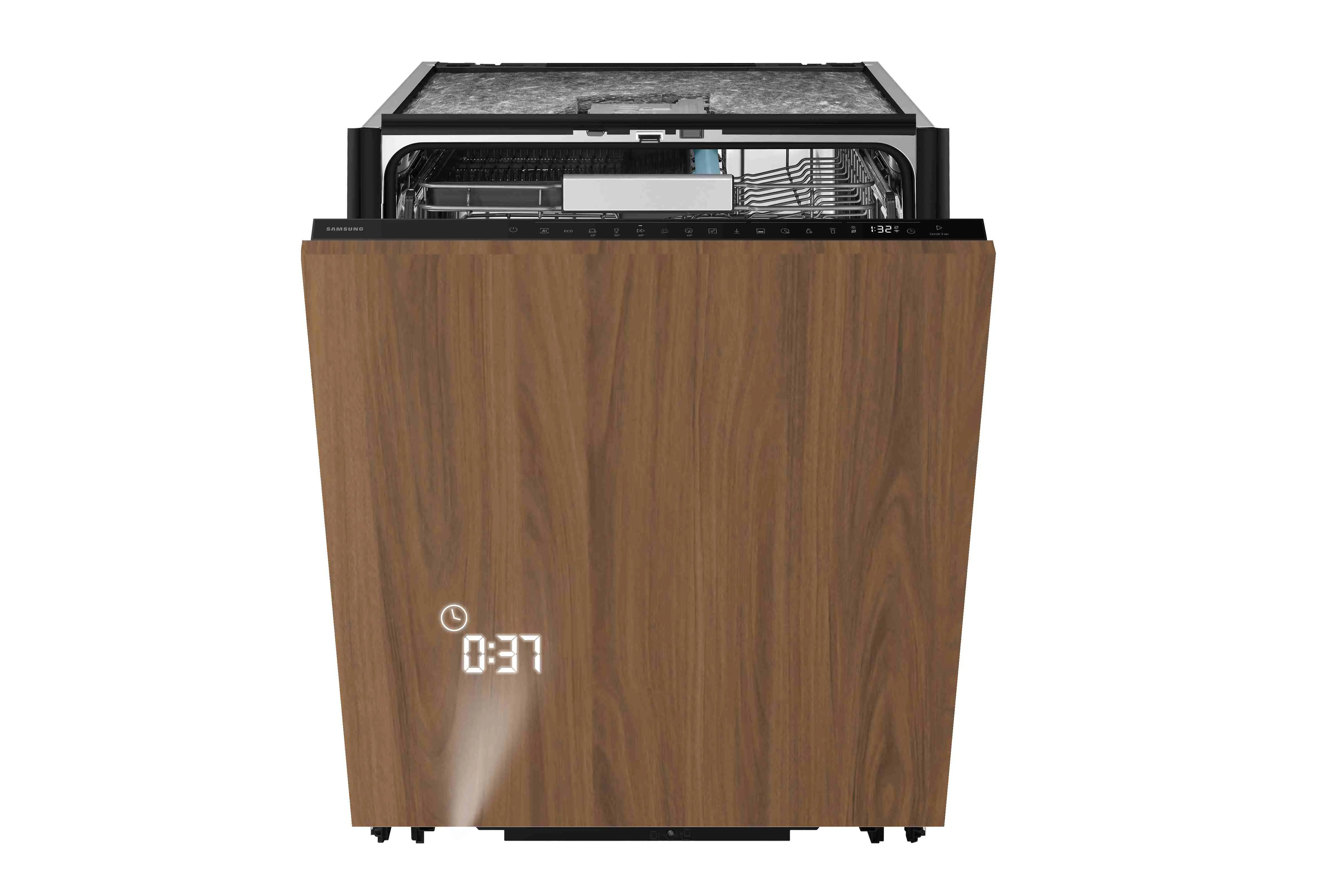 Zmywarka Samsung DW90H79H1B0U1 59,5cm Funkcje AI Automatyczne otwieranie drzwi Szuflada na sztućce Zdalne sterowanie