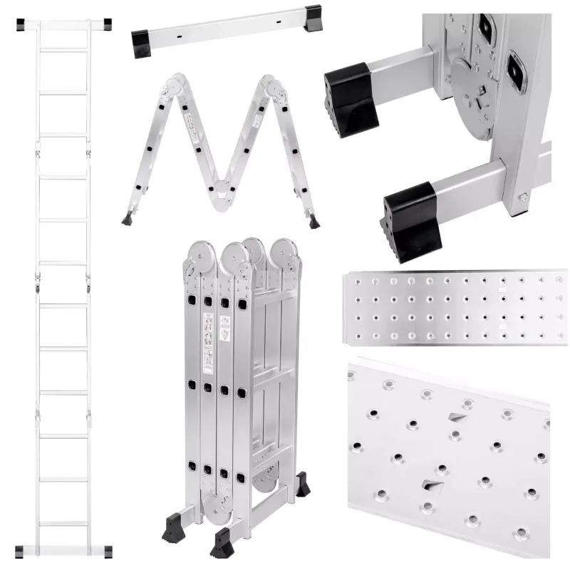 Drabina Extralink LAD3X4M EX.27078  Przegubowa 3,55m
