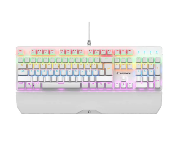 Rampage KB-R86 UMBRA Blue Switch Biała